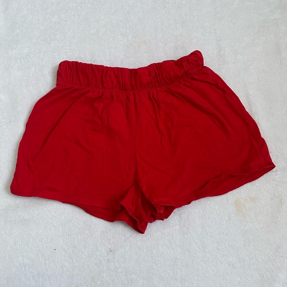 Red shorts